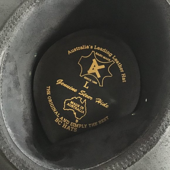 BC Hats Connor Handmade  Australian Leather Hat - Picture 7 of 7